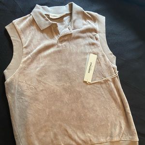 Fear of God Essentials Velour Sleeveless Sweatshirt